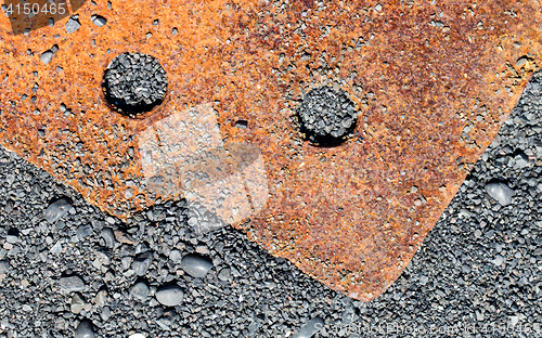 Image of Remains of a boat wreck - Iceland - Selective focus