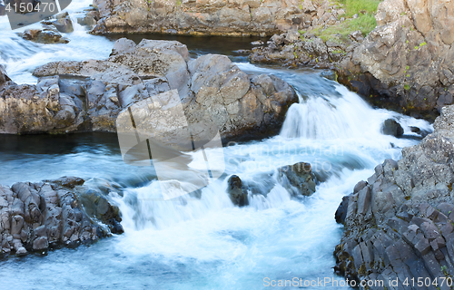 Image of Close-up view of a water fall