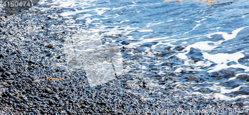 Image of Pebble stones by the sea