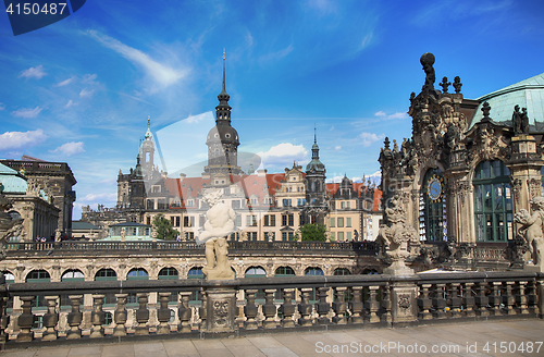 Image of DRESDEN, GERMANY – AUGUST 13, 2016: Dresdner Zwinger, rebuilt 