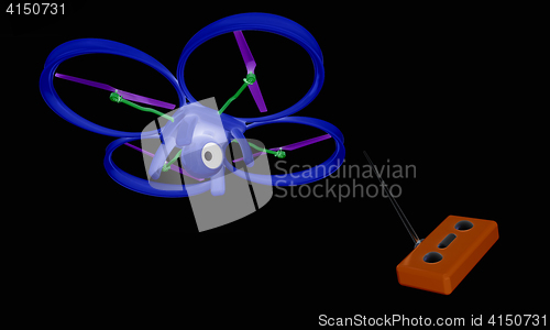 Image of Drone with remote controller