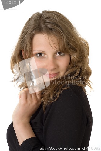 Image of The young beauty woman. Isolated 2