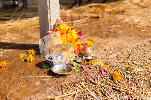 Image of Tihar festival offering