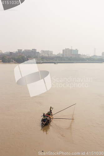 Image of Fishermen in the Hooghly River