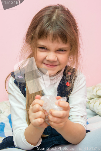 Image of Wicked girl crumpled packaging bag