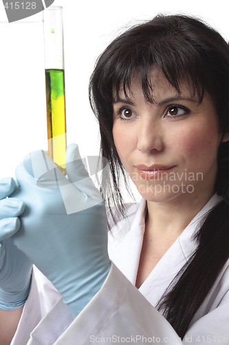 Image of Female biologist at work