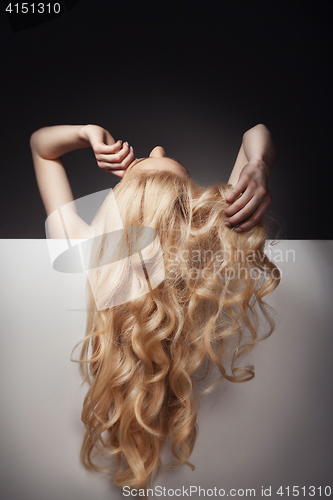 Image of Beautiful Long Hair on an Attractive Woman