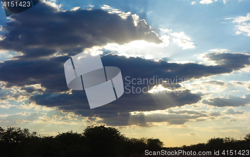 Image of sky and rays