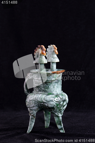 Image of Chinese ancient jade carving art