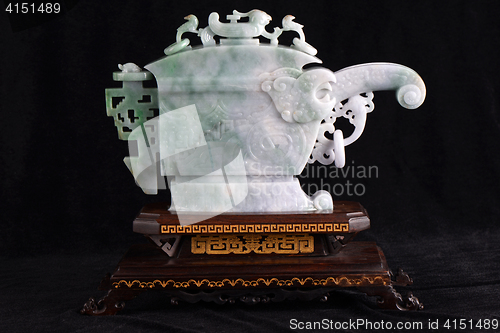 Image of Chinese ancient jade carving art