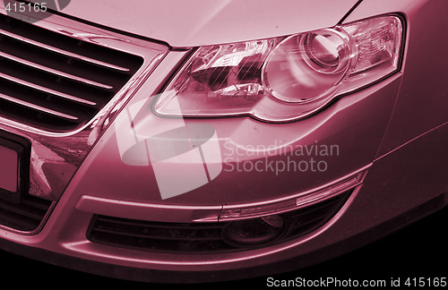 Image of Close-up picture of a car.