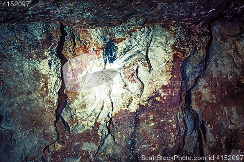 Image of Carved Rock Drawing In The Abandoned Quarries