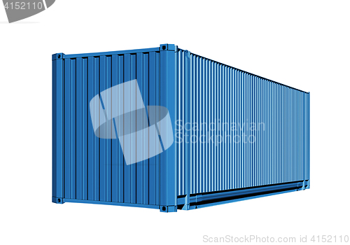 Image of container for cargo transportation