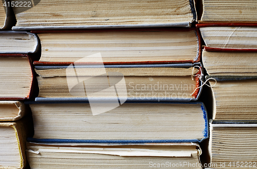 Image of Stack of old worn books