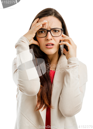 Image of Stressed woman