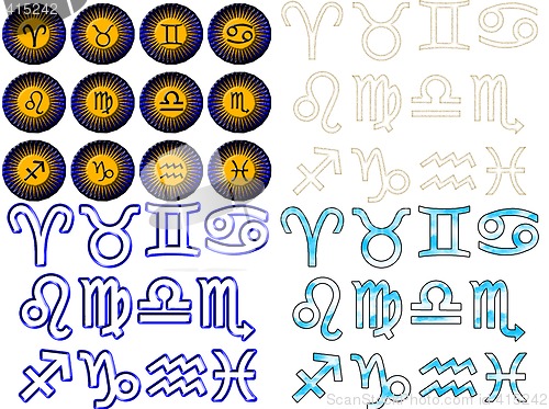Image of Zodiac signs