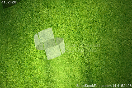 Image of green towel material