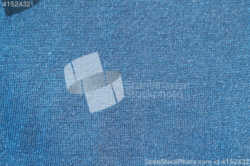 Image of blue crocheted texture