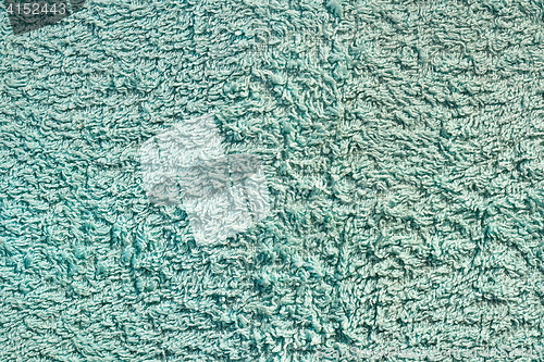 Image of blue texture of towel material