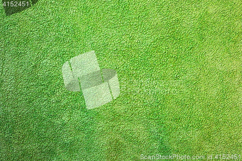Image of green texture of towel material