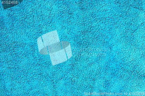 Image of blue towel material