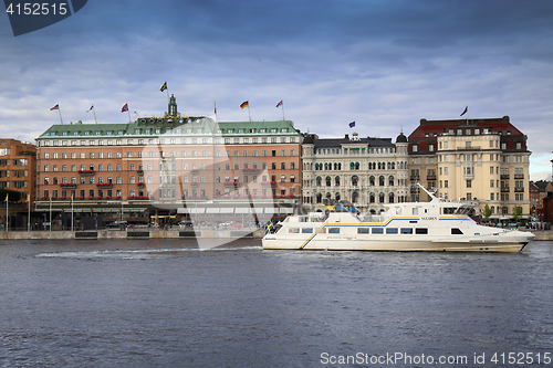 Image of STOCKHOLM, SWEDEN - AUGUST 19, 2016: Grand Hotel in Stockholm is