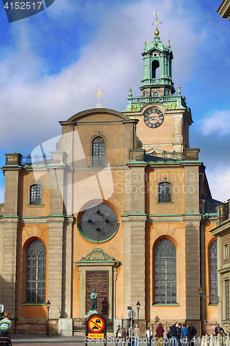 Image of STOCKHOLM, SWEDEN - AUGUST 19, 2016: Church of St. Nicholas (Sto