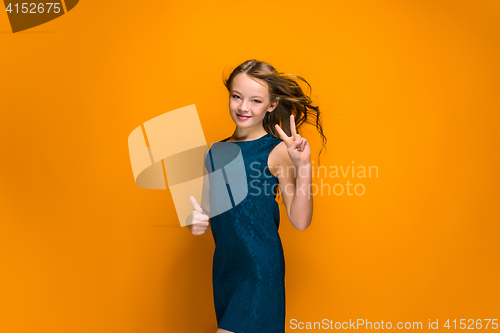 Image of Happy teen girl