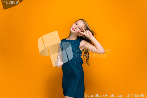 Image of Happy teen girl