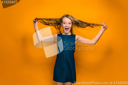 Image of Happy teen girl