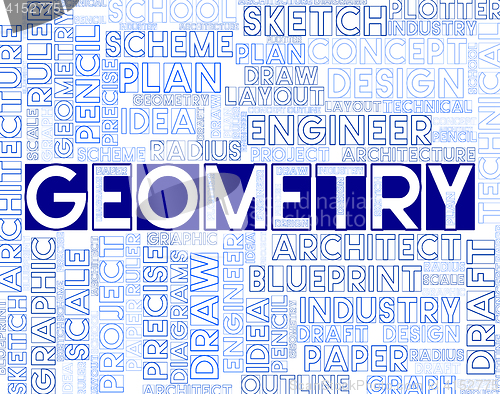 Image of Geometry Words Means Measurement Geometer And Topology