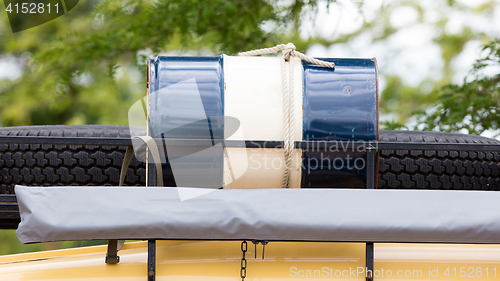 Image of Steel drum barrel for oil fuel