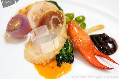 Image of Lobster filled with braised Oxtail