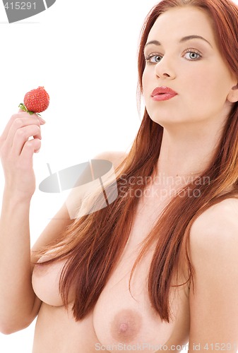Image of strawberry girl