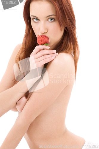 Image of strawberry girl
