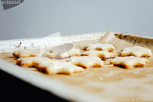 Image of Cooked star shaped pastry