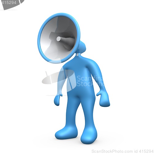 Image of Megaphone Person