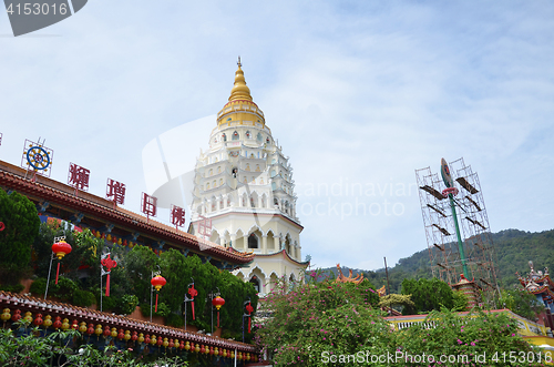 Image of Buddhist temple Kek Lok Si in Penang