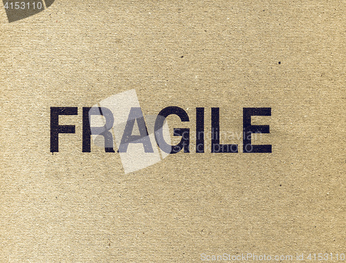 Image of Vintage looking Fragile