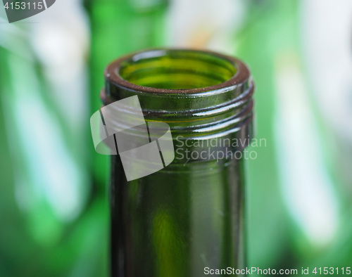 Image of Green bottle neck