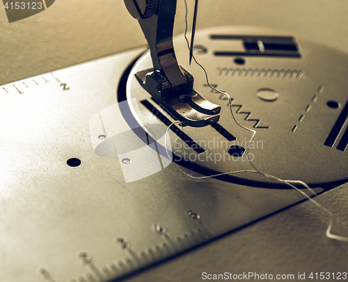 Image of Vintage looking Sewing machine
