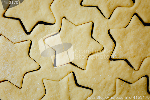 Image of Star cookies made with shortcrust