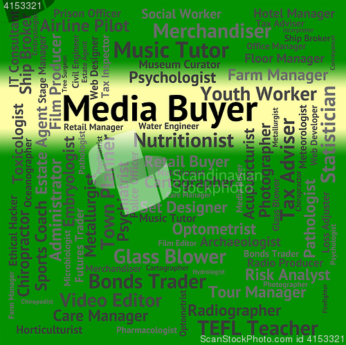 Image of Media Buyer Shows Career Hiring And Tvs