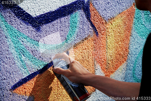 Image of Graffiti in Progress