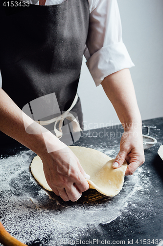 Image of Person making shortcrust pastry