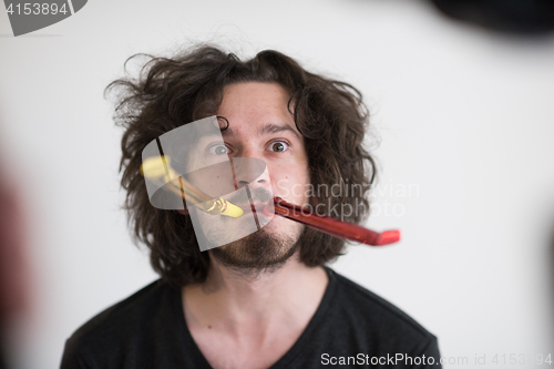 Image of party man