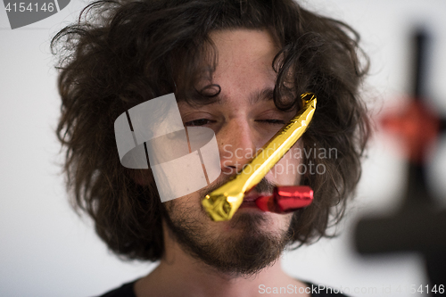 Image of party man