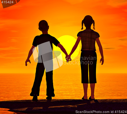 Image of Young love