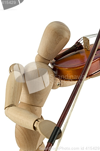 Image of Mannequin and violin