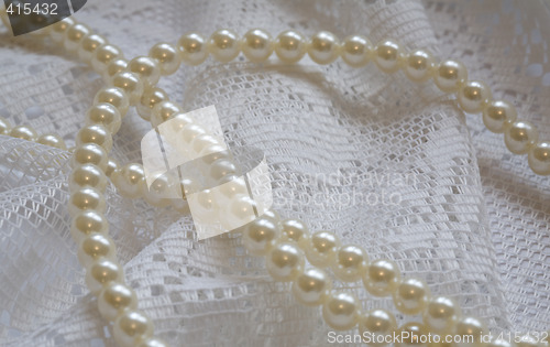 Image of Pearls and lace